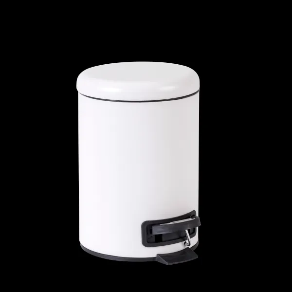 Basic White Balde De Lixo Com Pedal Branco>CASA Outlet