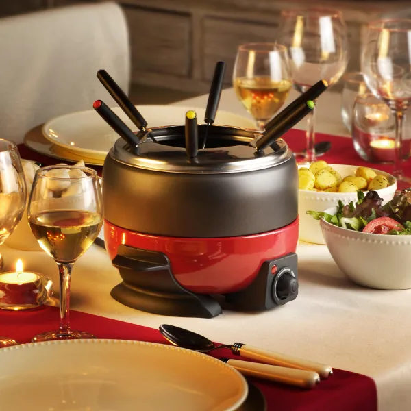 Dinner Conjunto De Fondue Com 6 Garfos Preto, Vermelho>CASA Outlet