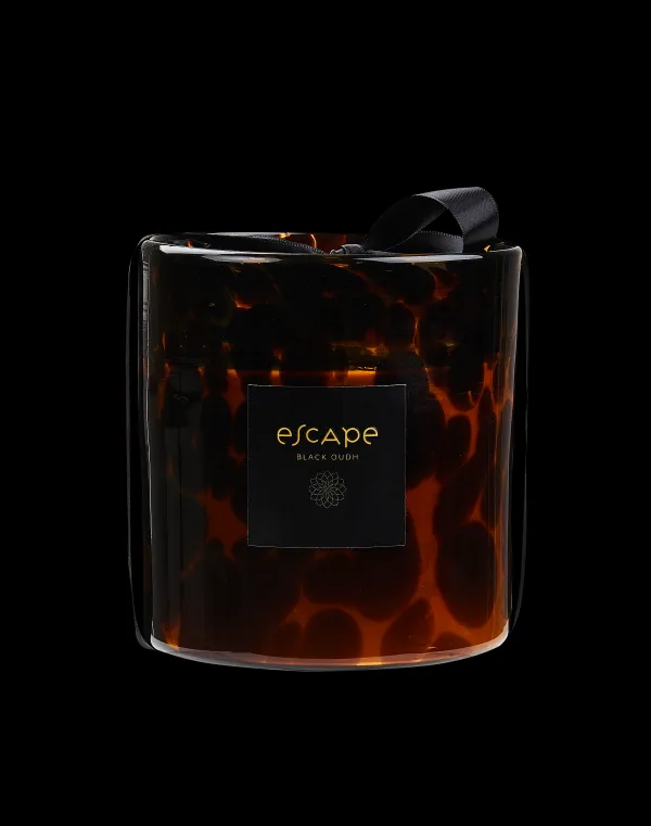 Escape Black Oudh Vela Perfumada Castanho, Ocre,>CASA Sale