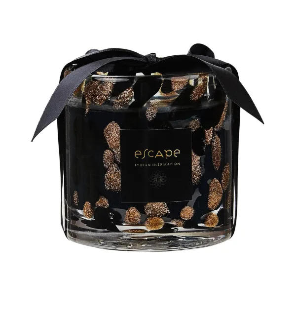 Escape Indian Inspiration Vela Perfumada Em Copo Preto, Acobreado, Multicolor>CASA Best