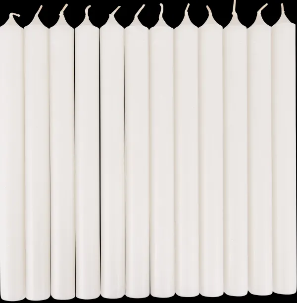 Fina Velas Conjunto De 12 Branco>CASA Cheap