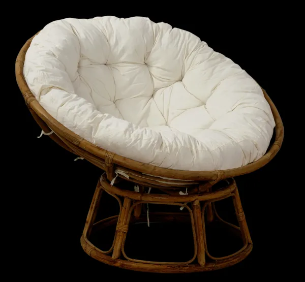 Papasan Cadeira Lounge Natural, Cru>CASA New