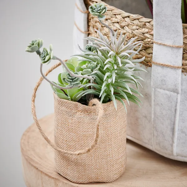 Rope Planta Artificial Em Vaso Pendurar Natural>CASA Outlet